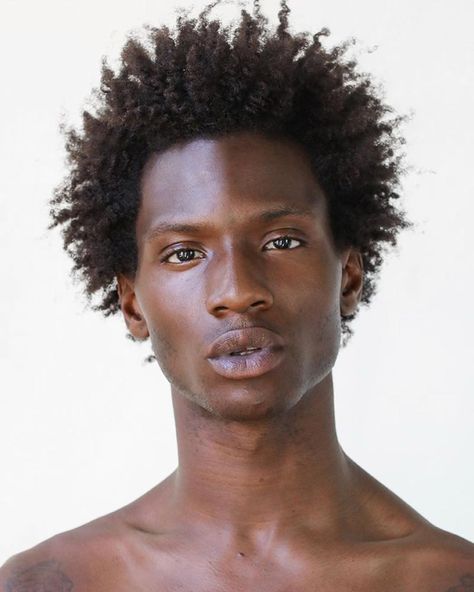 10 Black African Male Models Leaving Their Mark In The Fashion Industry Afro Hairstyles For Men, Adonis Bosso, Mens Hair Style, Afro Hairstyles Men, Male Model Face, Male Hairstyles, Black Male Models, Afro Men, Male Faces