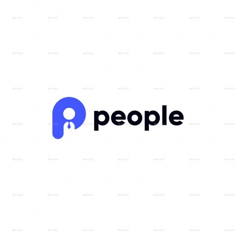 letter P logo people Simple Logo Ideas, P Letter Logo Design, Pro Logo Design, Letter P Logo Design, People Logo Design, Person Logo, P Letter Logo, People App, Hr Logo