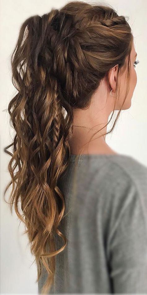 cute hairstyle, summer hairstyle, cute hairstyle long hair, summer braid, boho braid, hairstyle hairscarf, cute braid , simple cute hairstyle, hairstyle with hairclips Hairstyles For Warm Weather, Braid Simple, Wave Ponytail, Boho Braid, Long Hair Summer, Hairstyle Cute, Summer Braids, Hairstyle Long, Hairstyle Hairstyle