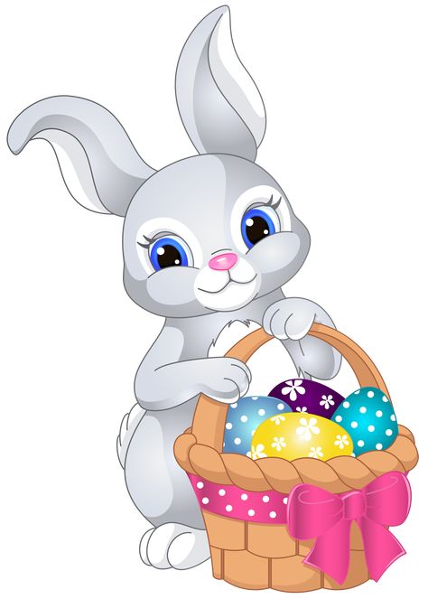 Easter Bunny Images, Easter Yard Art, Basket Clipart, Easter Bunny Cartoon, Easter Bunny Pictures, Easter Cartoons, Easter Drawings, Easter Paintings, Bunny Images