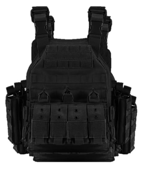 Bulletproof Vest Aesthetic, Military Equipment Gears, Bulletproof Vest Fashion, Bomb Vest, Bullet Vest, Black Tactical Gear, Swat Vest, Cod Oc, Army Vest