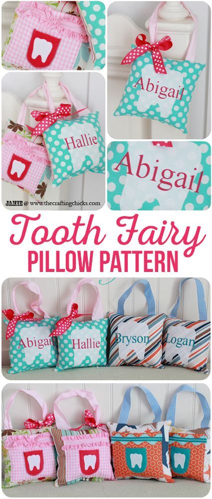 Tooth Fairy Pillow Diy, Sewing Pillows Ideas, Tooth Fairy Pillow Pattern, Diy Tooth Fairy, Tooth Pillow, Diy Teething, Kids Teeth, Lost Tooth, Trendy Sewing Patterns