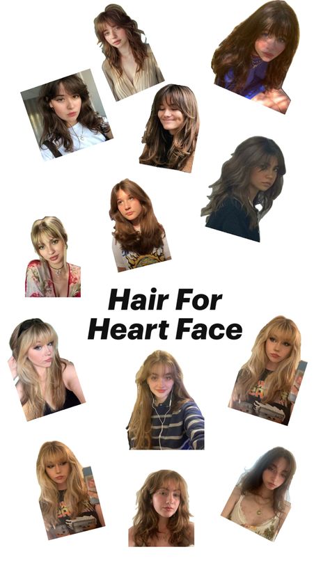 Heart Shaped Face Relaxed Hair Journey, Coconut Oil Hair Mask Diy, Heart Shaped Faces, Heart Shaped Face, Heart Shaped Face Hairstyles, Hair Stules, Haircut For Face Shape, Flattering Haircuts, Strong Jawline