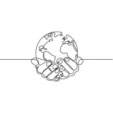 Holding Earth, One Line Tattoo, Globe Earth, Drawing Hands, Earth Globe, Outline Designs, Continuous Line Drawing, Hands Holding, One Line Art