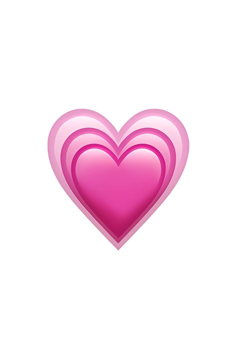 The 💗 Growing Heart emoji appears as a pink heart with two curved lines on either side, indicating that it is growing or expanding. The heart is filled with a gradient of pink shades, with the darker shade at the bottom and the lighter shade at the top. The overall effect is a cute and cheerful representation of a heart that is growing with love. Pink Love Emoji, Pink Heart Emoji Iphone, Emojis Iphone Coquette, Instagram Iphone Emoji, Apple Heart Emoji, Emoji Heart Wallpaper, Love Iphone Emoji, Iphone Love Emoji, Pink Iphone Emoji