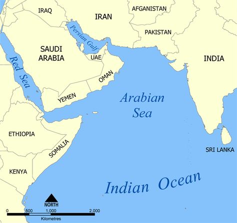 Arabian Sea - Wikipedia Saudi Arabia Food, Lakshadweep Islands, Army Basic Training, Geography Project, Gulf Of Alaska, Sea Map, Bay Of Biscay, Sea Of Japan, Sea Port