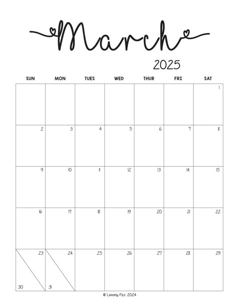 Simplify your March schedule with a 2024 monthly calendar printable that’s free to use. Organize appointments, tasks, and goals with ease in this helpful layout. Pin this now and stay on top of your plans!