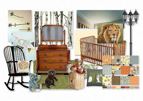 Narnia Nursery by awallnut | Olioboard Wilderness Boys Room, Narnia Nursery, Narnia Room, Bambi Nursery, Enchanted Forest Nursery, Storybook Nursery, Casa Disney, Disney Rooms, Disney Nursery