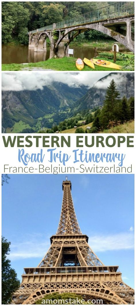 Western Europe Road Trip Itinerary - See this 9 day travel log that's easy to follow to take you through Belgium, Luxembourg, Switzerland, and to Paris France! #travel #roadtrip #europe #paris Switzerland Road Trip, Switzerland Train, 40th Birthday Trip, Europe Road Trip, Traveling By Car, Malta Food, Switzerland Itinerary, France Itinerary, Train Trip