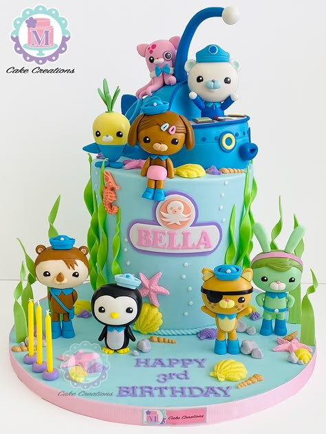 Octaunauts Cake, Octonots Cake, Octonots Birthday Party, Octopod Cake Octonauts, Octonauts Cake Birthdays, Octopod Octonauts, Octonaughts Cake, Octonauts Birthday Party Decorations, Octonauts Birthday Cake