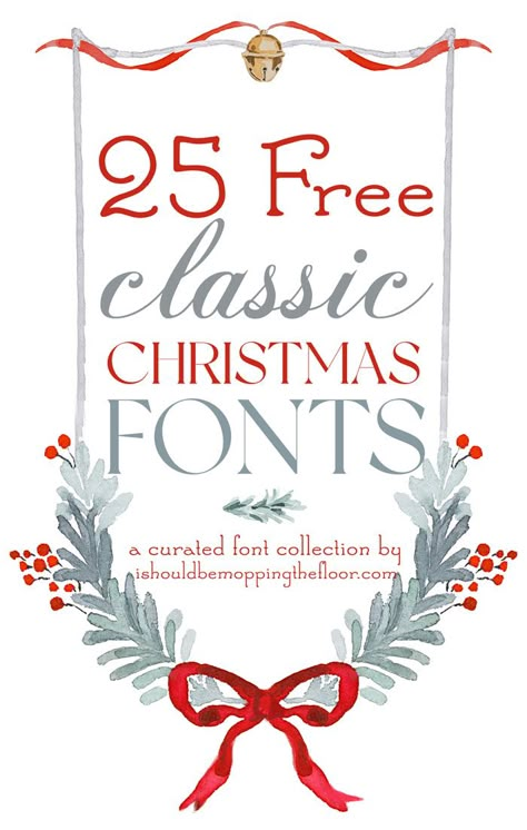 Free Christmas Font, Nightmare Before Christmas Font, Christmas Fonts Alphabet, Fall Fonts, Canva Christmas, Alfabet Font, Merry Christmas Font, Alphabet Christmas, Fonts Cricut