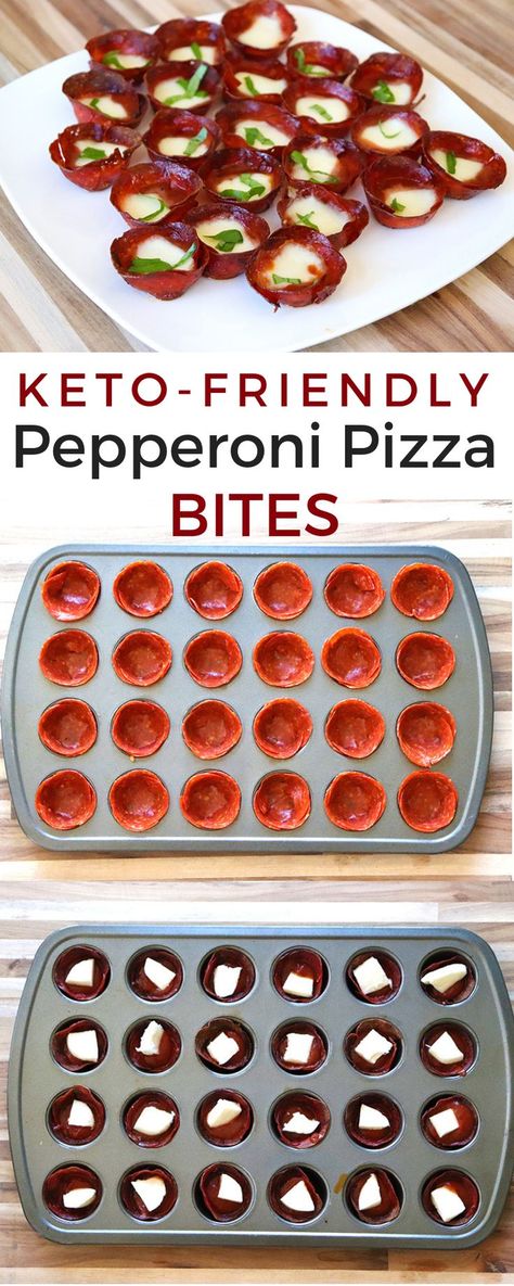 Keto Pepperoni Pizza Bites {0 Net Carbs} Keto Pepperoni Pizza, Keto Pepperoni, Pepperoni Pizza Bites, Low Carb Appetizers, Low Carb Diets, Recetas Keto, Pizza Bites, Keto Recipes Dinner, Diet Vegetarian