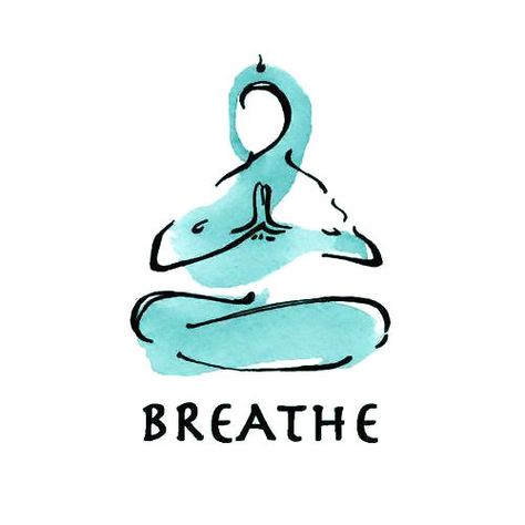 A tattoo design of a yogin with the "breathe" word. This tattoo is usually chosen by those who practice yoga. It represents calmness. Yoga Kunst, Tattoos Matching, Hearts Tattoo, Arte Yoga, Little Buddha, Easy Meditation, Elephant Journal, Spiritual Disciplines, Meditation For Beginners