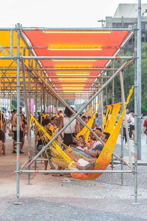 Temporary Architecture Public Spaces, Festival Furniture, Festival Structures, Temporary Furniture, Festival Seating, Temporary Building, Scaffolding Design, Temporary Installation, Architecture Events