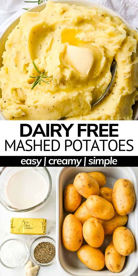 No Dairy Mashed Potatoes, Non Dairy Mashed Potatoes Recipe, Best Dairy Free Mashed Potatoes, Gluten Free Dairy Free Mashed Potatoes, Lactose Free Mashed Potatoes, Non Dairy Mashed Potatoes, Dairy Free Mashed Potatoes Recipe, Mashed Potatoes Dairy Free, Gluten Free Mashed Potatoes