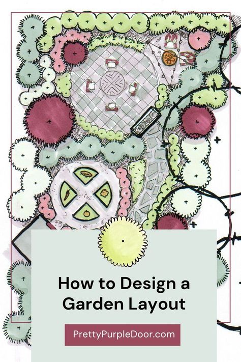 Garden Design Layout Landscaping, Flower Garden Layouts, Design A Garden, Garden Planning Layout, Flower Garden Plans, Front Garden Design, Front Yard Garden Design, Cottage Garden Design, Garden Design Layout