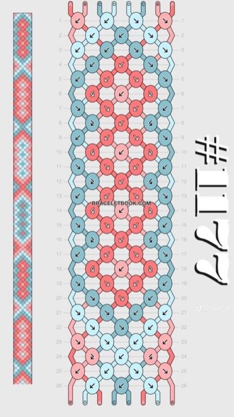 #friendship #braceletpattern #string #stringbracelet #pattern1177 Classic Friendship Bracelet Pattern, 7 Strand Friendship Bracelet, Braclet Inspiration Sting, How To Read Friendship Bracelet Patterns Knots, Bracelets With 4 Strings, 5 Strand Bracelet Pattern, Printable Bracelet Template, Wave String Bracelet Pattern, Bracelet Patterns 3 Strings