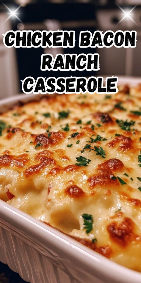 Chicken Bacon Ranch Casserole Recipes, Bacon Chicken Ranch Casserole, Easy Chicken Bacon Ranch Casserole, Cheesy Bacon Ranch Shredded Chicken, Chicken Bacon Ranch Casserole With Rice, Chicken Ranch Casserole, Chicken Bacon Ranch Lasagna, Chicken Bacon Ranch Sandwich, Chicken Bacon Recipes