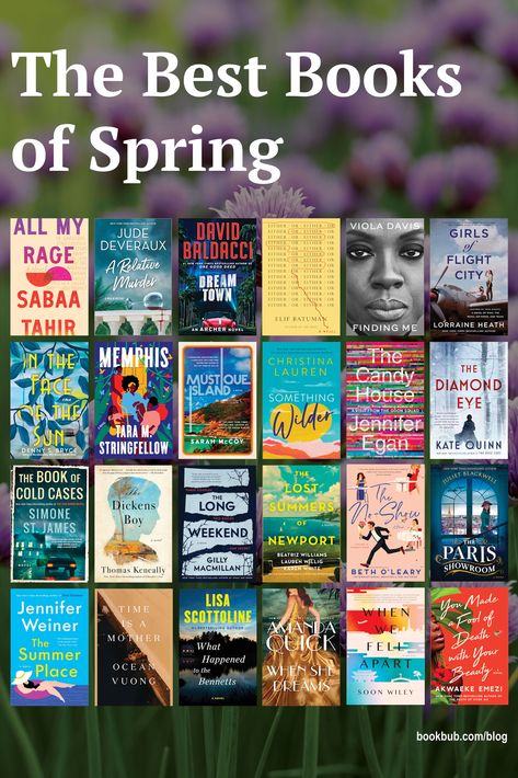 On the hunt for good new books to read this spring? Check out this list. #books #spring #newbooks Spring Book Recommendations, Books To Read In Spring, Books 2025, Spring Movie, Best Book Club Books, Witchy Cottage, Reading List Challenge, Spring Reading, New Books To Read