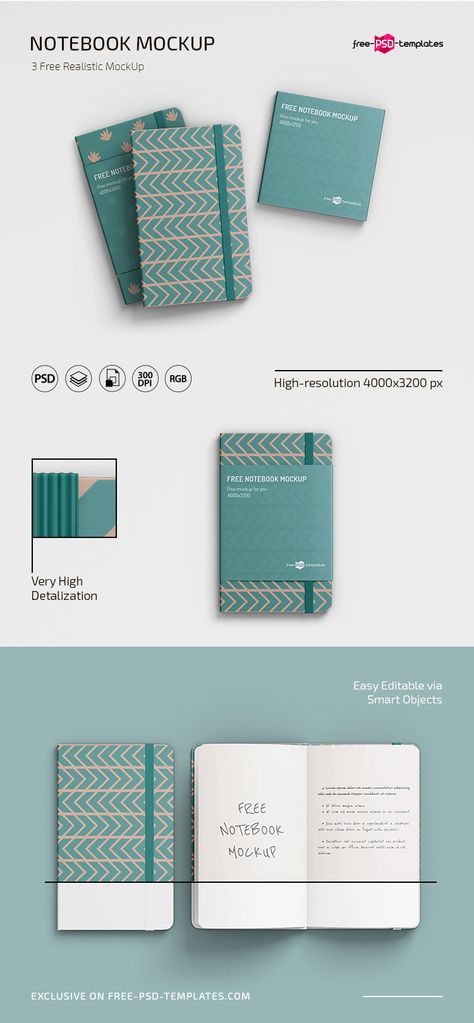 Best Notebook, Personal Notebook, Notebook Mockup, Free Notebook, Journal Idea, Mockup Downloads, Psd Template Free, Cool Notebooks, Personalized Notebook