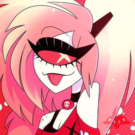 Helluva Boss Cherrybomb, Hazbin Hotel Cherry Boom Fanart, Hazbin Hotel Cherrybomb, Cherri Boom Hazbin Icon, Cherribomb Hazbin Hotel, Cherri Hazbin Hotel, Hazbin Hotel Cherry Boom, Cherry Boom, Pig Character