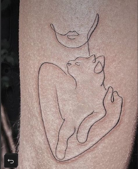 Hugging Cat Tattoo, Cat Head Silhouette Tattoo, Edgy Cat Tattoo, Cat Linework Tattoo, Cat Aesthetic Tattoo, Large Cat Tattoo, Cat Dedication Tattoo, Nape Tattoo Women Minimalist, 3 Cats Tattoo