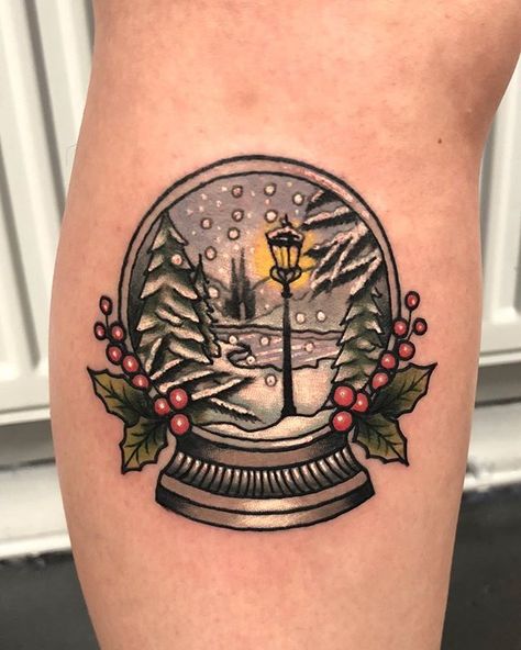 Narnia snow globe, thanks Starla x Narnia Snow, Snow Globe Tattoo, Crystal Ball Tattoo, Globe Tattoo, Christmas Tattoos, Winter Tattoo, Globe Tattoos, Tattoo Disney, Book Tattoos