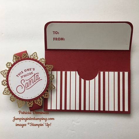 Cards With Gift Card Pockets, Last Minute Gifts For Friends, Gift Card Holders Stampin Up, Journal Clusters, Gift Card Holder Template, Gift Card Holder Diy, Xmas Gift Tags, Gift Cards Money, Christmas Money Holder