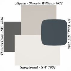 Thunder Gray SW 7645 - Sherwin-Williams Alpaca Paint Color, House Paint Colors, Exterior House Color, Neutral Paint Color, Exterior House Paint, Exterior Paint Color, Sherwin Williams Paint Colors, Exterior Paint Colors For House, House Color