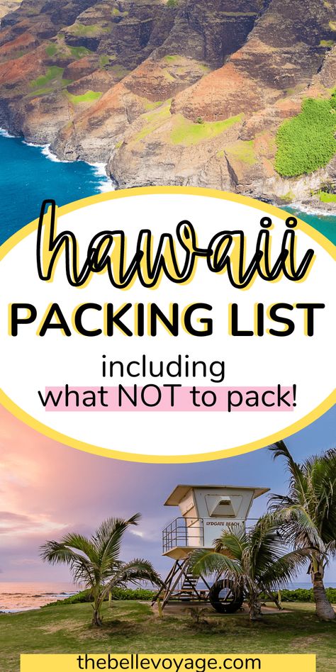 Packing List Hawaii, Packing For Hawaii, Hawaii In February, Pack For Hawaii, Hawaii Vacation Outfits, Hawaii Vacation Tips, Hawaii Trip Planning, Hawaii Packing List, Hawaii Packing