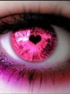 Heart Shaped Pupil on Pink Iris Glitter Rosa, Pink Eye Makeup, Pink Everything, Pink Eye, Windows To The Soul, Pink Passion, Make Up Tutorials, Pink Stuff, Pink Pink Pink