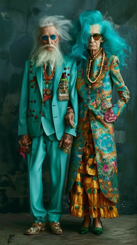 Cool Old People, Advanced Style Boho, Spooky Outfits, Epic Halloween Costumes, Age With Grace, Homecoming Suits, Pink Maxi Skirt, Expensive Dresses, Eccentric Style