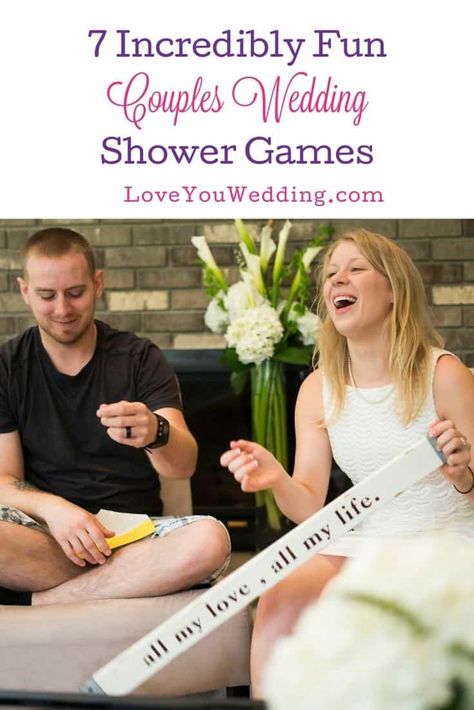 Games For Wedding Showers Couple, Coed Bridal Shower Games Couples, Coed Wedding Shower Games Activities, Couple Shower Games Hilarious, Couple Shower Games Wedding, Coed Wedding Shower Games Funny, Bridal Shower Couple Games, Wedding Weekend Games, Games For Couples Wedding Shower Fun