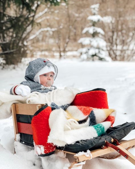 #baby #boymom #sled #toboggan #canadian #snow #winter Sled Pictures, Toddler Sled, Baby Sled, Child Photography Poses, Winter Sleds, Month Pictures, Baby Messages, Snow Photoshoot, Baby Photoshoot Ideas