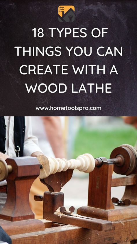 This article will explore 18 types of things you can create with a wood lathe and more information about how to get these creations done with visual explanations. From bowls and vases to candlesticks and more, there’s something for every level of Lathe user! Lathe Ideas Woodturning, Home Made Wood Lathe, Beginner Wood Lathe Projects, Things To Make On A Wood Lathe, Small Lathe Projects Wood Turning, Beginner Wood Turning Projects, Things To Make On A Lathe, Wood Turning Ideas Projects, Wood Bowls Turning