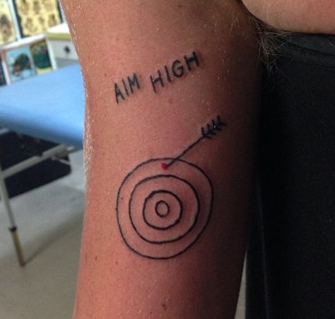 Aim high Aim Tattoo, High Tattoo, Up Tattoo, Aim High, Up Tattoos, Body Mods, Wonderful Things, Fish Tattoos, Jesus Fish Tattoo