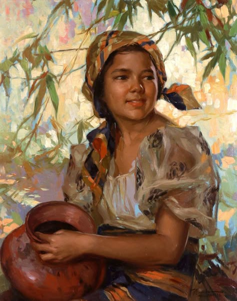 American Period In The Philippines, Philippine Art History, Amorsolo Paintings, Fernando Cueto Amorsolo, Filipino Paintings, Fernando Amorsolo, Comic Art Sketch, Bahay Kubo, Classical Paintings