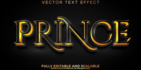 Prince text effect editable gold and roy... | Free Vector #Freepik #freevector #stylish-font #stylish-text #editable-logo #font-styles Prince Logo Design, Yadav Name Logo, Prince Wallpapers, Prince Logo, Crown Clip Art, Bible People, Durga Kali, Best Couple Pics For Dp, Youtube Banner Design