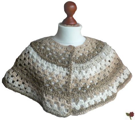 Cape Au Crochet, Poncho Au Crochet, Poncho Crochet, Prayer Shawl, Form Crochet, Le Crochet, Loom Beading, Diy Crochet, Ponchos