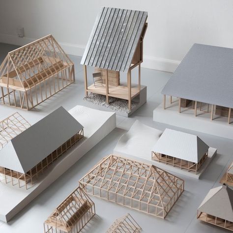 Wood Roof Construction, Wall Section Model, Architecture Section Model, Structural Model Architecture, Architectural Models Conceptual, Wood Structure Architecture, Concrete Architecture Model, Wood Roof Structure, Roof Model