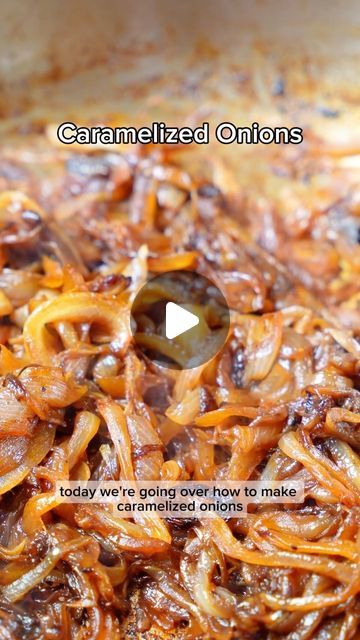 Kelly Scott on Instagram: "How to make caramelized onions 🧅 

Follow @kellyscleankitchen for more cooking tutorials and recipes!

Caramelizing onions is super simple to do, but it is very important to understand the technique to be able to do it properly!

Ingredients:
1. 5 onions, julienned
2. 2 tbsp olive oil
3. Salt 

Instructions:
1. Place a large stainless steel pan over medium high heat and add olive oil. Add your onions and even out into one layer. 
2. Move the onions with a spatula every few minutes to rotate the top to the bottom, making sure it doesn’t burn. For the first 10 minutes you don’t have to move them too much. Once they start getting more color, stir more frequently.
3. Once they have some color, decrease the heat to medium low and stir more frequently to prevent burni Caramelized Onions How To Make, How To Make Caramelized Onions, Onions Caramelized, How To Caramelize Onion, Carmelized Onions Quick, Stainless Steel Pans, Cooking Tutorials, Caramelized Onions, Super Easy