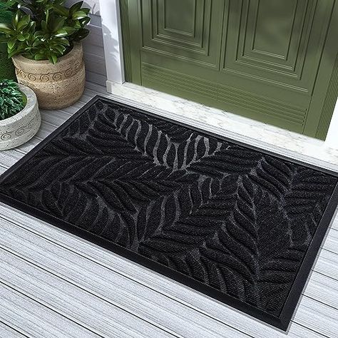 Amazon.com: Yimobra Door Mats Outdoor Indoor, Heavy Duty Non Slip Welcome Mats for Front Door, Easy Clean Outside Doormats for Outdoor Entrance Home Entry Mat, Patio Waterpoor Rubber Door Mat, 29.5"x17", Black : Patio, Lawn & Garden Door Mats Outdoor, Front Door Mat Indoor, Entrance Home, Home Entry, Entry Mat, Rubber Door Mat, Outdoor Entrance, Black Patio, Entry Mats