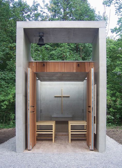 Chapel Design, Church Design Architecture, Altar Design, Modern Church, Outdoor Sauna, Sacred Architecture, Religious Architecture, Home Altar, Sacred Spaces