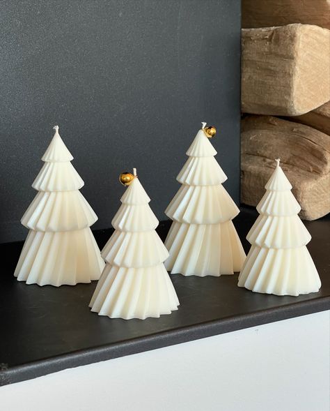 my perfect Christmas tree candles 🎄✨🕯️🥰 you can buy them at my website, link in bio Tree Candles, Perfect Christmas Tree, Tabletop Firepit, Candle Scents, Tree Candle, Large Candle, Christmas Tree Candles, Candle Tree, Natural Candles