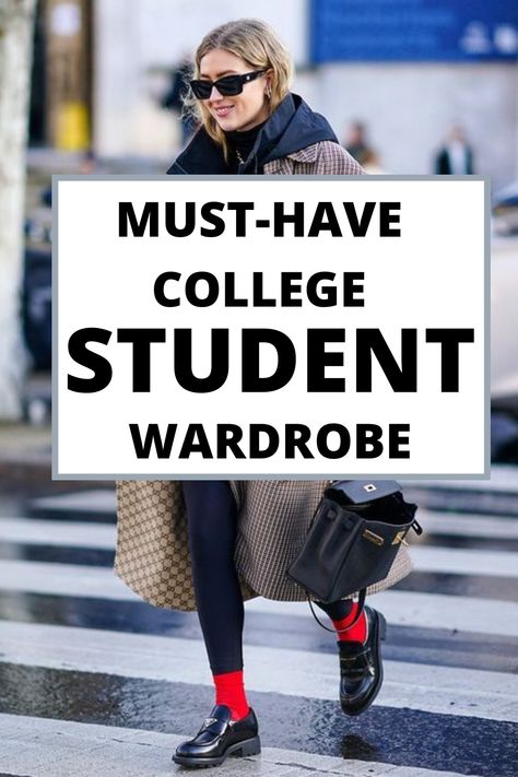 Winter Clothes For College Students, Winter Outfit College Student, Capsule Wardrobe For College Students, Uk University Outfit, Business Casual For College Students, College Winter Outfits Student, Exam Week Outfits, University Style Student Outfits, Cute University Outfits