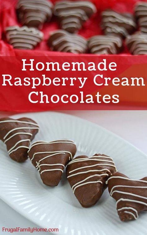 Candy Molds Recipes, Chocolate Molds Recipe, Homemade Chocolate Candy, Home Chocolate, Filled Candy, Easy Candy Recipes, Chocolate Candy Recipes, Recipe Tutorial, Raspberry Cream