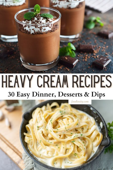 What Can I Make With Heavy Whipping Cream, Using Heavy Cream Recipes, Recipes For Heavy Cream, Recipe For Heavy Cream, Leftover Heavy Cream Recipes, Heavy Cream And Pudding, Healthy Heavy Cream Recipes, Powdered Heavy Cream Recipes, What To Do With Heavy Whipping Cream