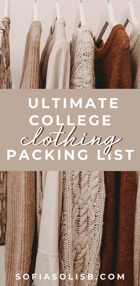 Clothes For College List, Packing Clothes For College, Clothes To Pack For College, What To Pack For College, What Clothes To Pack For College, Clothes List For College, What Clothes To Bring To College, Clothes To Bring To College, Packing For College