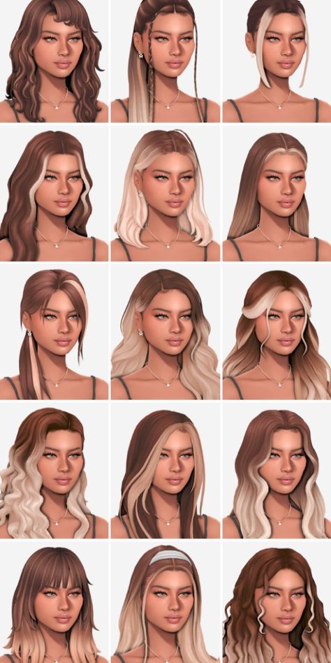 Sims 4 Hairdresser Cc, Sims 4 Colorful Hair Cc, Sims Hair Color Cc, Two Tone Hair Sims 4 Cc, Sims 4 Hair Set Cc, Sims 4 Cc Hairstyle Female, How To Download Cc For Sims 4, Sims 4 Cc Hair Two Colors, Sims Retro Cc