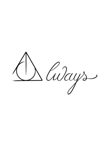 Hp Always Tattoo, Harry Potter Tattoos Simple, Harry Potter Tattoos Small Simple, Line Art Harry Potter, Harry Potter Line Art, Simple Harry Potter Tattoo, Harry Potter Always Tattoo, Harry Potter Tattoos Minimalist, Always Harry Potter Tattoo